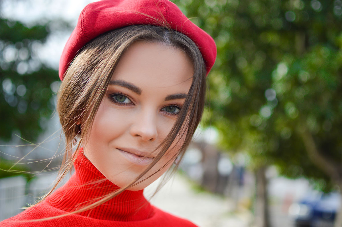 Elegant French girl