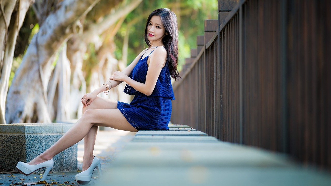 Thai woman in short dress