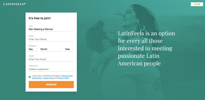main page LatinFeels.com